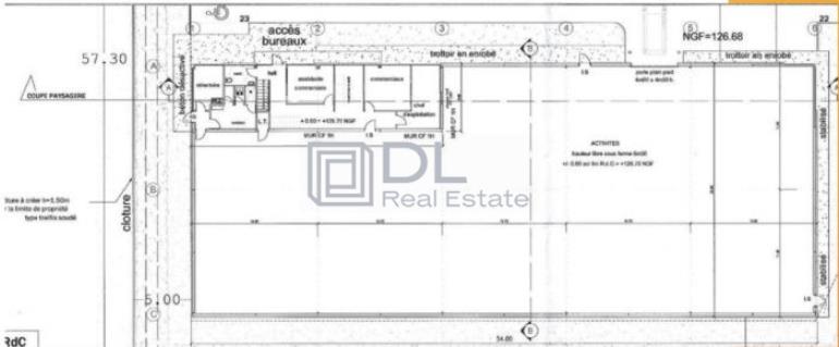 Entrepôt à louer à Montévrain - 1 318 m²