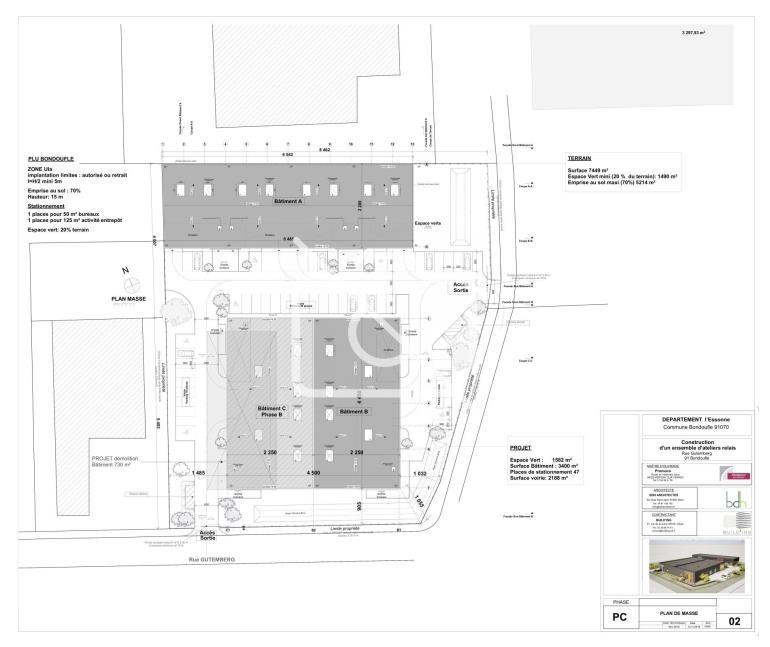 Entrepôt à louer à Bondoufle - 394 m²