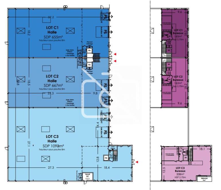 Entrepôt à louer à Moissy-Cramayel - 11 874 m²