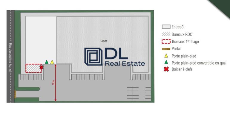 Entrepôt à louer à Chilly-Mazarin - 1 313 m²