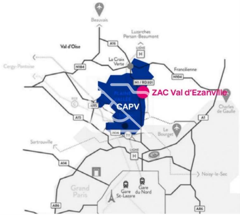 Entrepôt à vendre à Ézanville - 4 457 m²