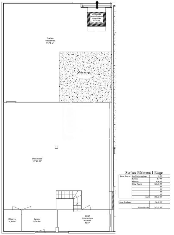 Entrepôt à vendre à Magny-les-Hameaux - 541 m²