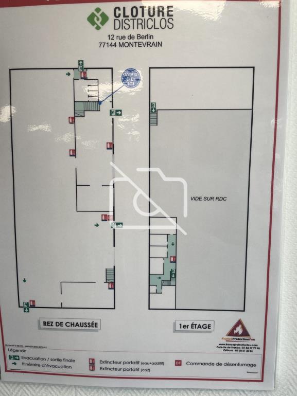 Entrepôt à louer à Montévrain - 1 318 m²
