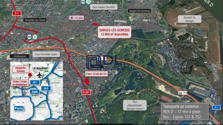 Entrepôt à louer à Garges-lès-Gonesse - 12 633 m²