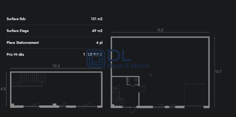 Entrepôt à vendre à Lieusaint - 1 105 m²