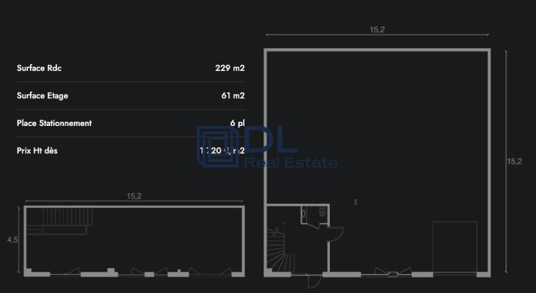 Entrepôt à vendre à Lieusaint - 1 105 m²