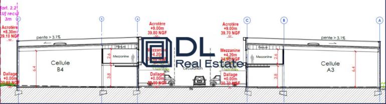 Entrepôt à louer à Mureaux - 3 266 m²