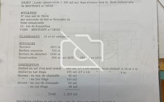 Entrepôt à vendre à Brétigny-sur-Orge - 1 220 m²