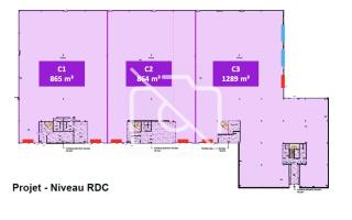 Entrepôt à louer à Buc - 3 969 m²